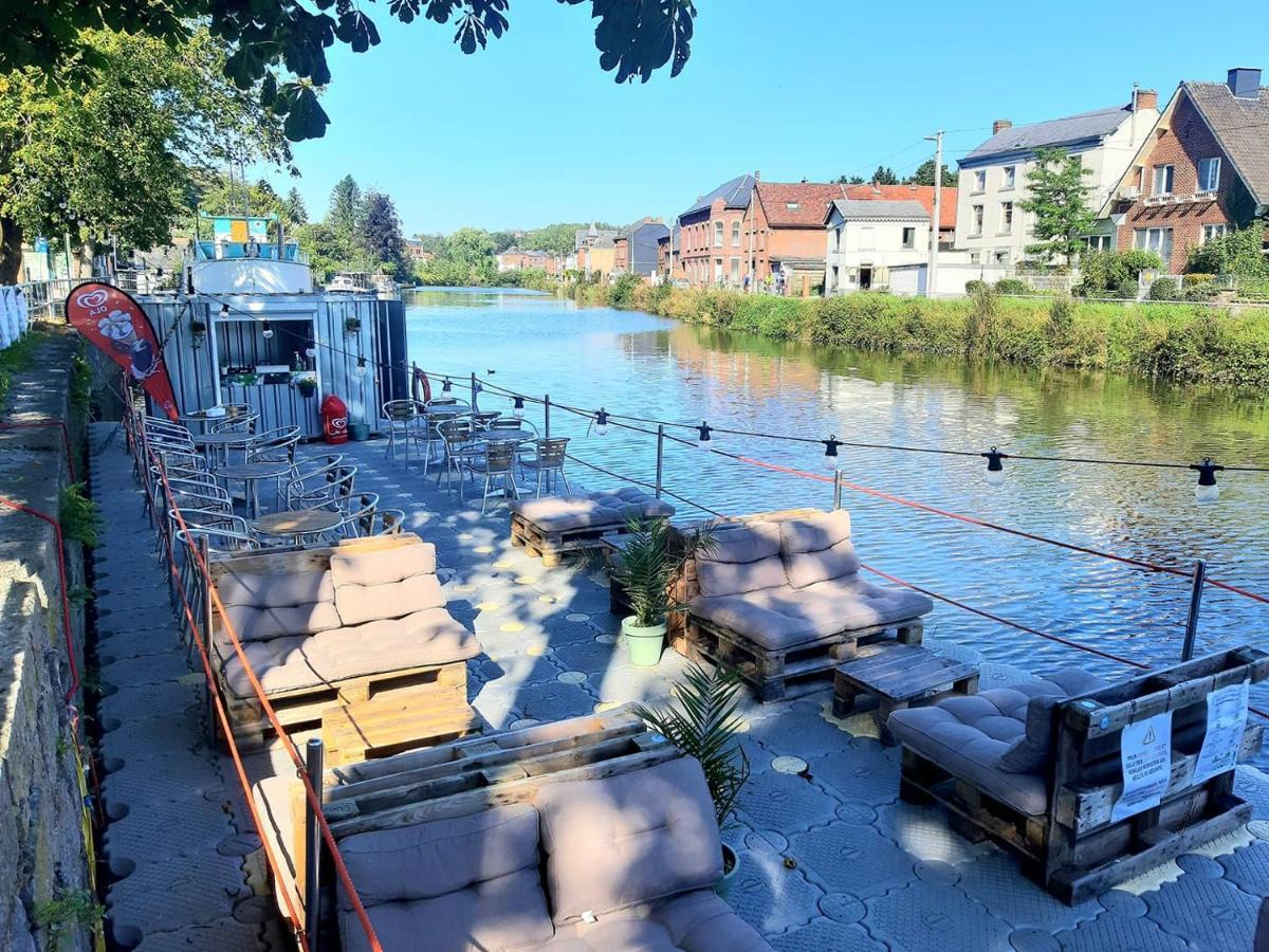 Gite Le Sambre Thuin Exteriör bild